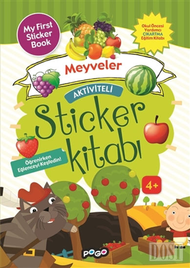 Aktiviteli Sticker Kitabı - Meyveler